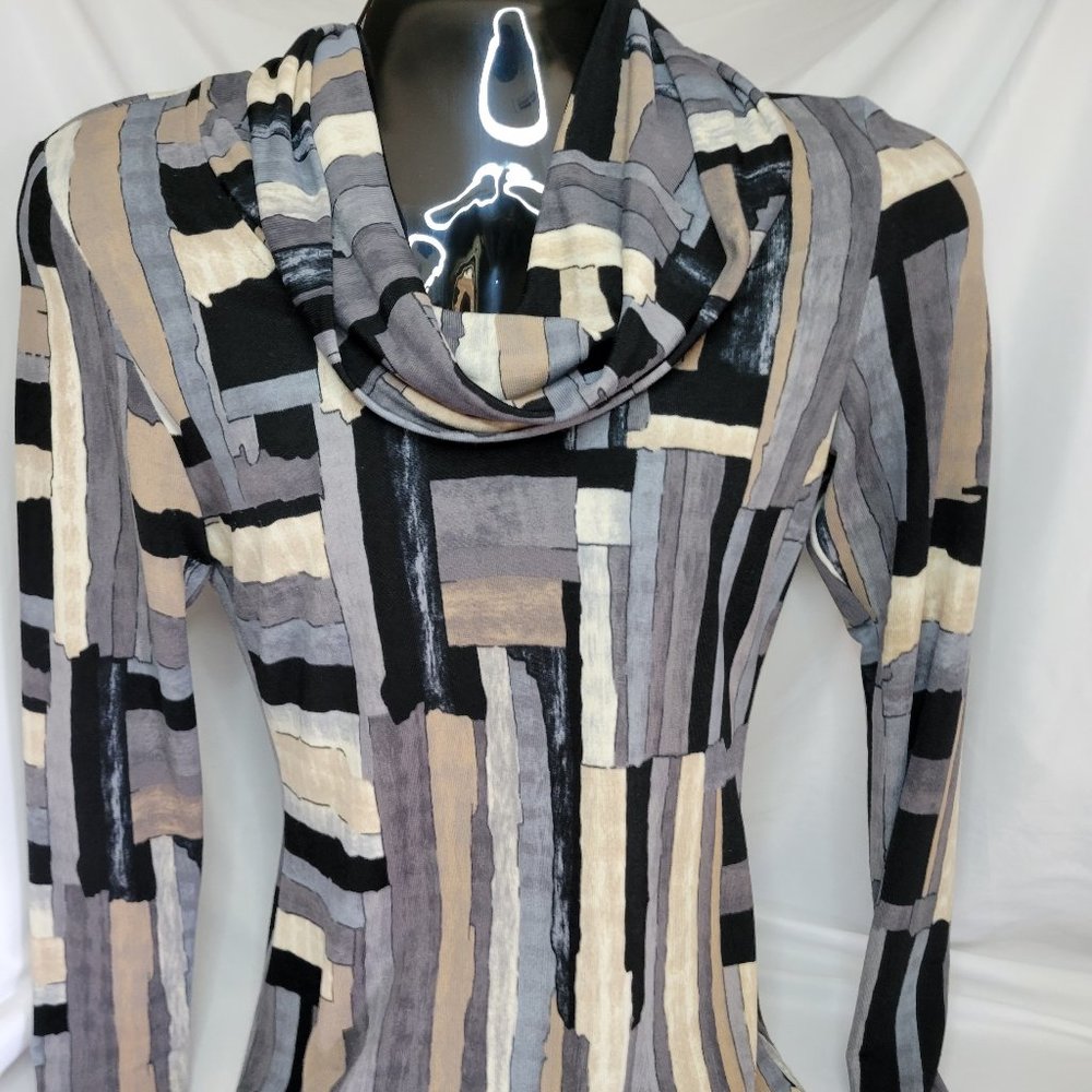 Scapa Lauren Perre 'Scowl Neck' Long Sleeve Blouse